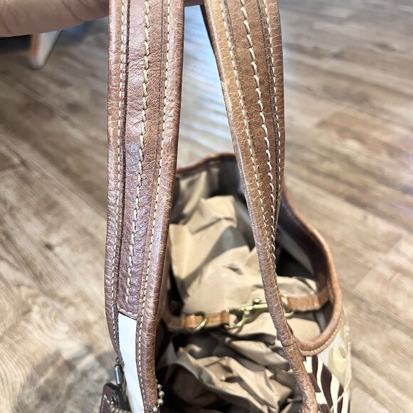 Vintage Coach 10810 Patchwork Ergo Brown Multi Hobo shoulder bag purse Rare - Picture 10 of 16